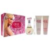 Can Can by Paris Hilton for Women - 4 Pc Gift Set 3.4oz EDP Spray, 0.34oz EDP Spray, 3oz Body Lotion, 3oz Bath and Shower Gel