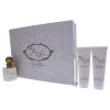 Fancy Love by Jessica Simpson for Women - 4 Pc Gift Set 3.4oz EDP Spray, 0.34oz EDP Mini Spray, 3oz Body Lotion, 3oz Bath and Shower Gel