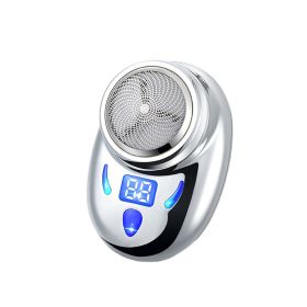 Portable Compact Mini Intelligent Electric Shaver With Digital Display, Comfort Smart Digital Shaver, Cordless (Color: Grey)