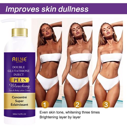 AILKE Glutathione Bleaching Cream, Advanced Lightening Lotion, Glowing Cream For Inner Thighs, Bikini Area Underarms, Natural AILKE Glutathione Bleaching Cream, Advanced Lightening Lotion, Glowing Cream For Inner Thighs, Bikini Area Underarms, Natural