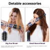 Hair Dryer Brush, 5 in 1 Detachable Blow Dryer Brush, Negative Ionic Hot Air Brush, Hair Styling Tool Set, Round Hot Air Straightener Brush Volumizer