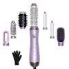 Hair Dryer Brush, 5 in 1 Detachable Blow Dryer Brush, Negative Ionic Hot Air Brush, Hair Styling Tool Set, Round Hot Air Straightener Brush Volumizer