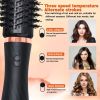 Hair Dryer Brush, 5 in 1 Detachable Blow Dryer Brush, Negative Ionic Hot Air Brush, Hair Styling Tool Set, Round Hot Air Straightener Brush Volumizer