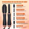 Hair Dryer Brush, 5 in 1 Detachable Blow Dryer Brush, Negative Ionic Hot Air Brush, Hair Styling Tool Set, Round Hot Air Straightener Brush Volumizer