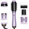 Hair Dryer Brush, 5 in 1 Detachable Blow Dryer Brush, Negative Ionic Hot Air Brush, Hair Styling Tool Set, Round Hot Air Straightener Brush Volumizer
