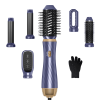 Hair Dryer Brush, 5 in 1 Detachable Blow Dryer Brush, Negative Ionic Hot Air Brush, Hair Styling Tool Set, Round Hot Air Straightener Brush Volumizer