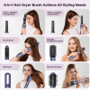 Hair Dryer Brush, 5 in 1 Detachable Blow Dryer Brush, Negative Ionic Hot Air Brush, Hair Styling Tool Set, Round Hot Air Straightener Brush Volumizer